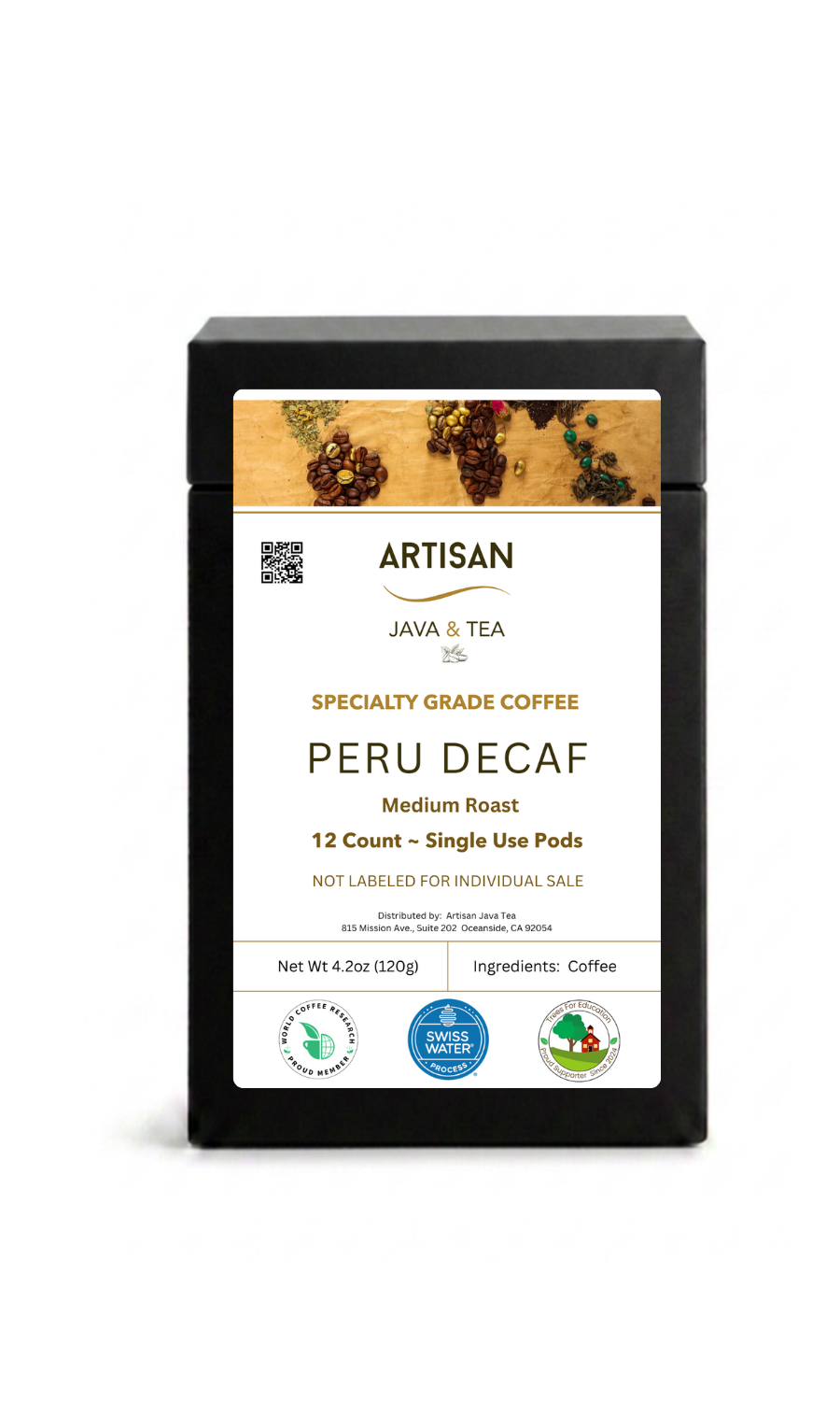 Peru Decaf Coffee Pods