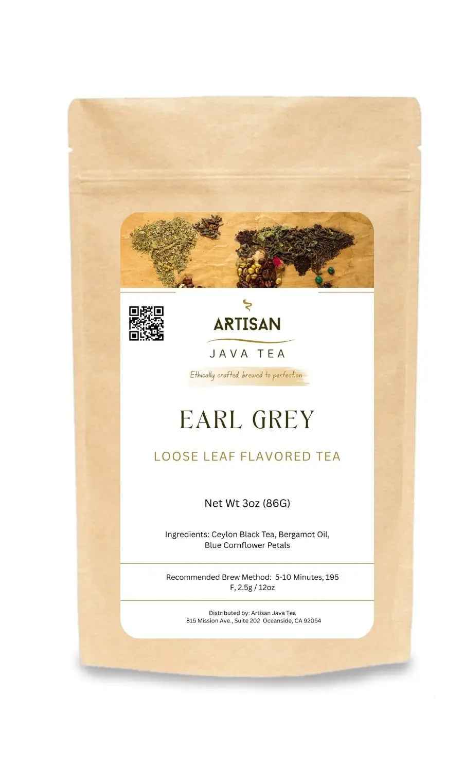 Earl Grey Tea | Artisan Loose Leaf Flavored Tea
