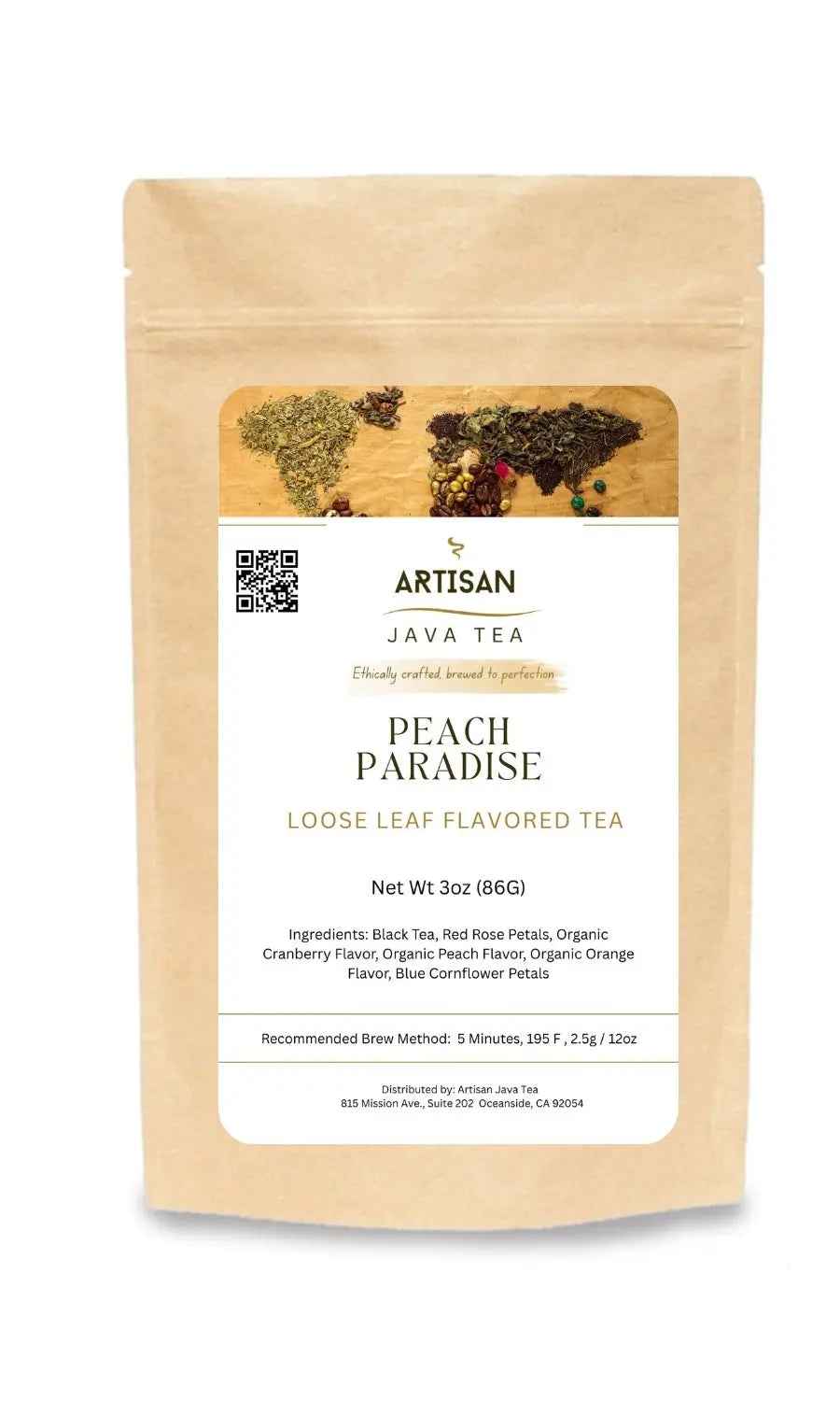 Peach Paradise Artisan Loose Leaf Tea