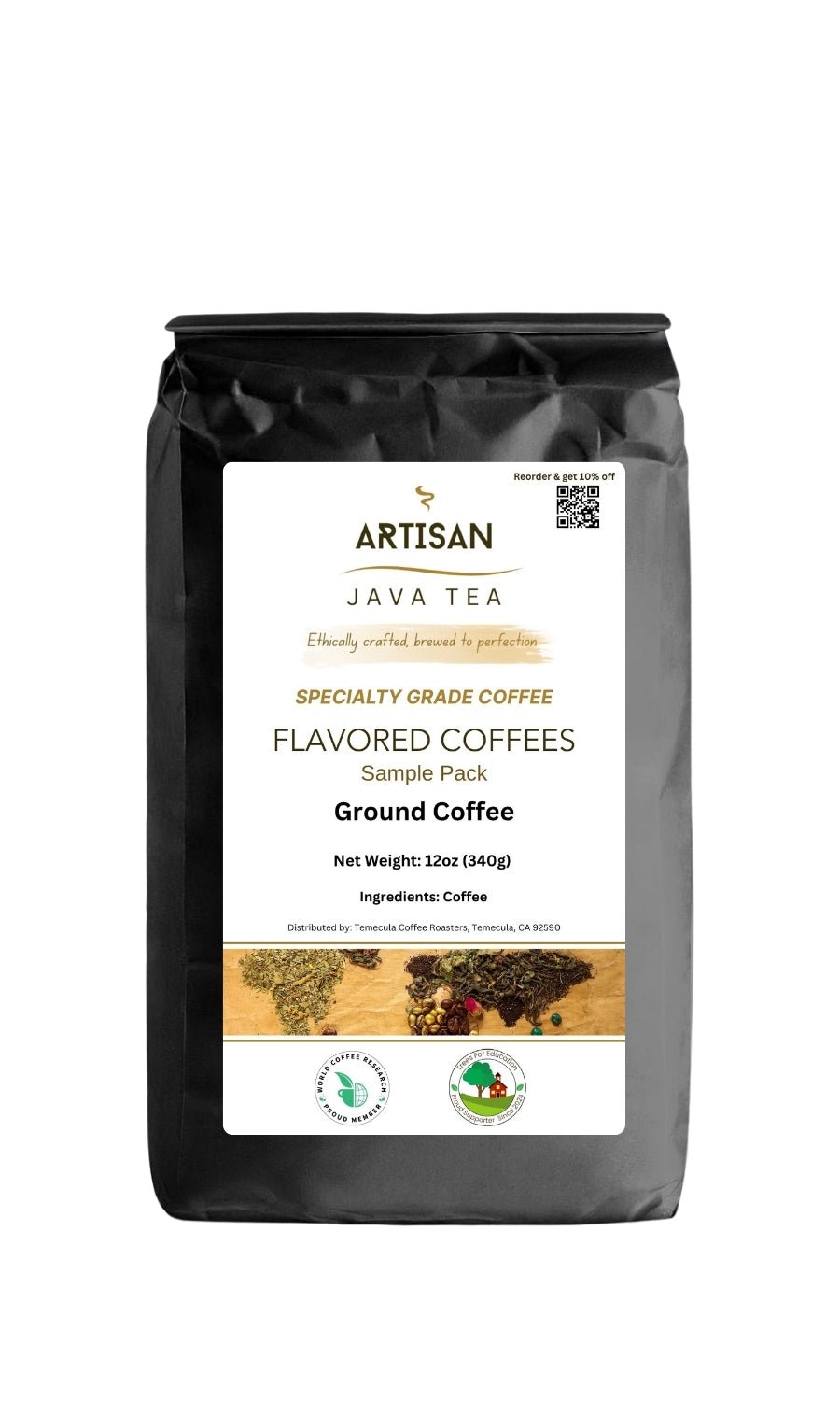 Flavored Coffees Sample Pack - Artisan Java Tea