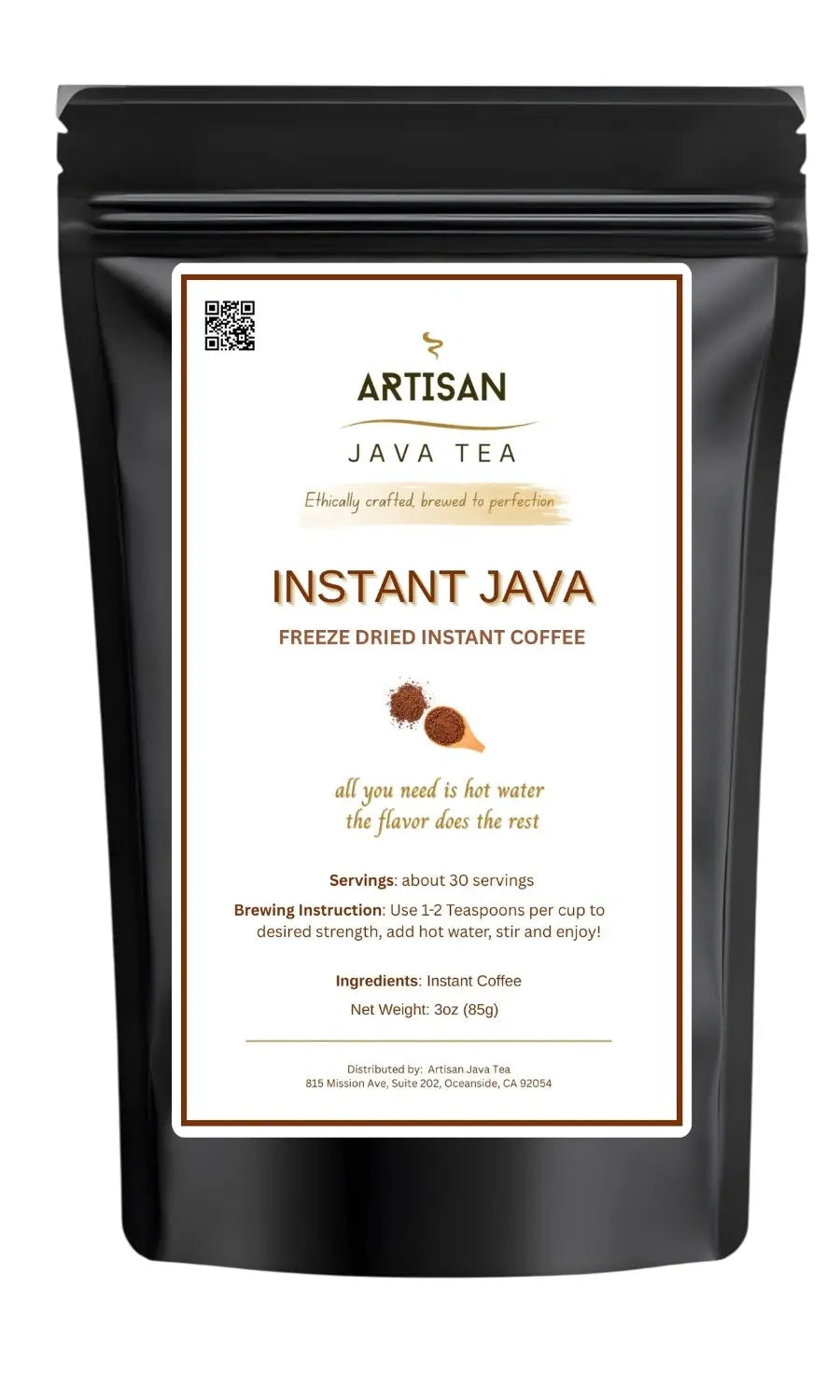 Instant Java Coffee | 100% Arabica Beans