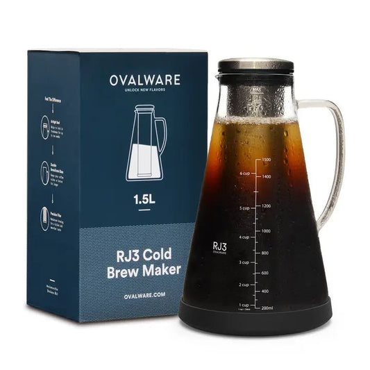 Airtight Cold Brew Iced Coffee Maker Pitcher and Tea Infuser - Artisan Java Tea