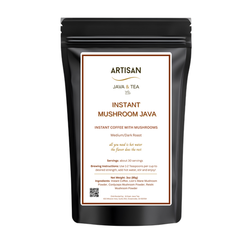Instant Mushroom Java - Artisan Java & Tea