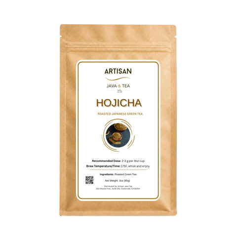 Hojicha - Roasted Green Tea for Authentic Japanese Flavor - Artisan Java & Tea
