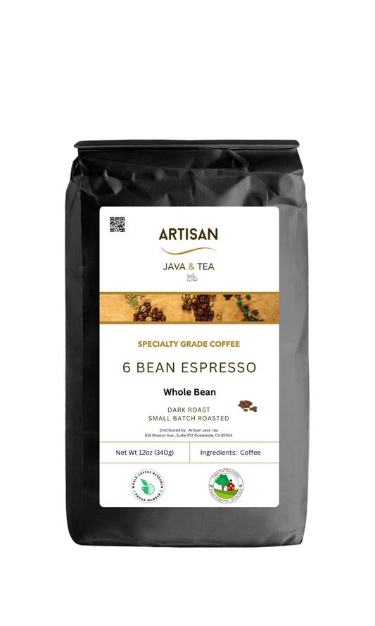 6 Bean Espresso Blend - Specialty Grade Coffee for the Ultimate Brew