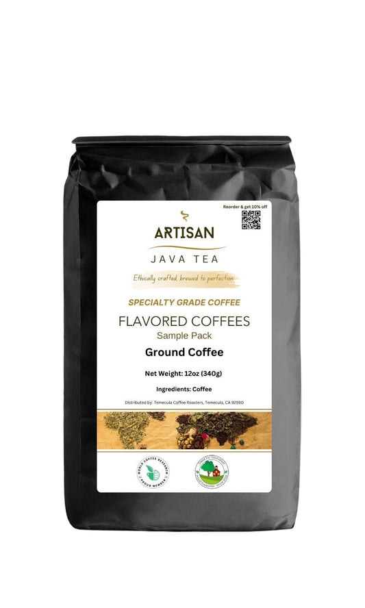 Flavored Coffees Sample Pack - Artisan Java Tea