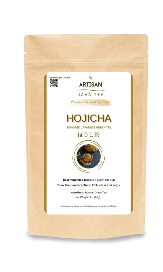 Hojicha | Premium Roasted Green Tea Powder