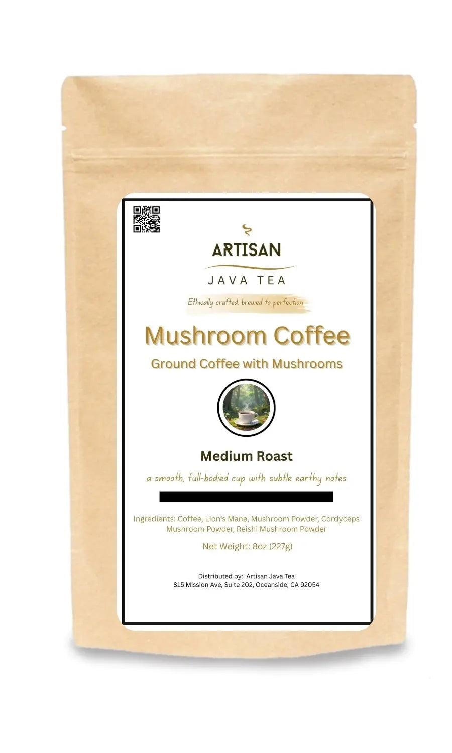 Mushroom Coffee | Specialty Grade |  Medium Roast