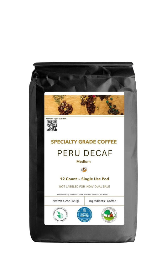 Peru Decaf Coffee Pods - Artisan Java Tea