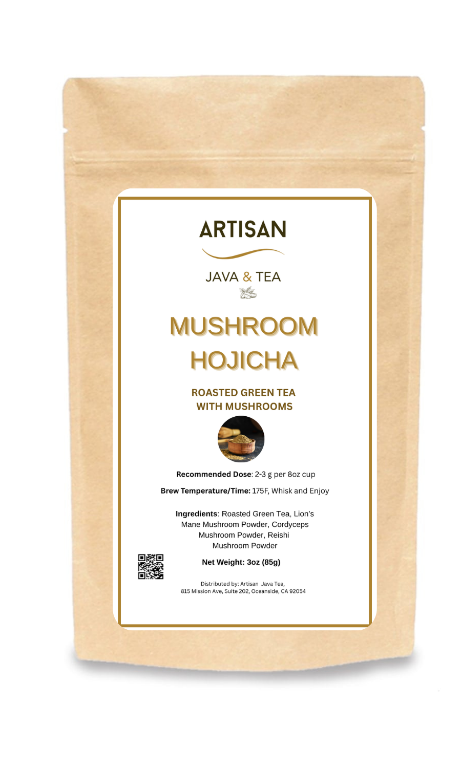 Hojicha Mushroom Tea
