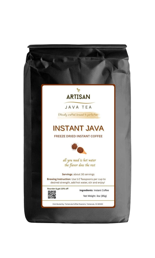 Instant Coffee | Premium 100% Arabica Beans - Artisan Java Tea