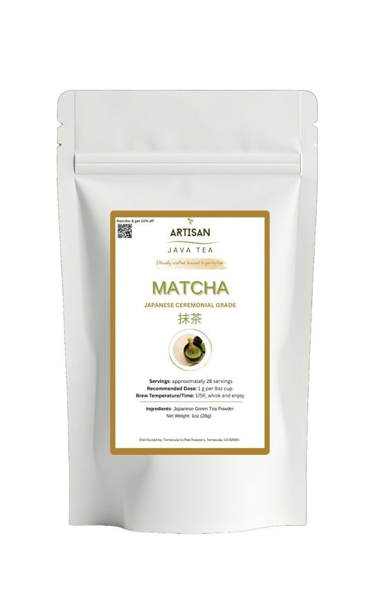 Matcha | Ceremonial Grade | Premium Green Tea Powder - Artisan Java Tea